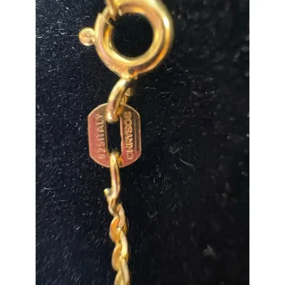 Moissanite Opal Tree of Life Necklace- 14k Vermeil over 925 - Picture 7 of 10